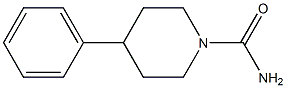 4-Phenyl-1-piperidinecarboxamide 구조식 이미지