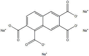 1,2,6,7-Naphthalenetetracarboxylic acid tetrasodium salt 구조식 이미지