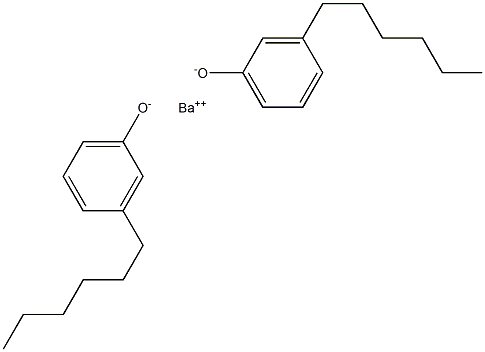 Barium bis(3-hexylphenolate) 구조식 이미지