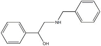 1-Phenyl-2-(benzylamino)ethanol 구조식 이미지