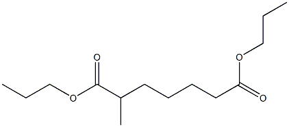 Hexane-1,5-dicarboxylic acid dipropyl ester Structure
