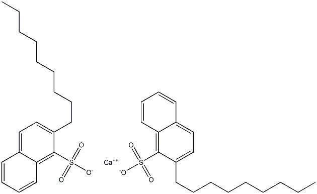 Bis(2-nonyl-1-naphthalenesulfonic acid)calcium salt 구조식 이미지