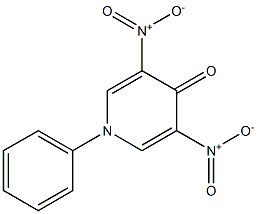 1-Phenyl-3,5-dinitropyridin-4(1H)-one 구조식 이미지