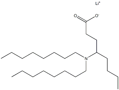 4-(Dioctylamino)octanoic acid lithium salt 구조식 이미지