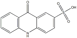 9,10-Dihydro-9-oxoacridine-2-sulfonic acid 구조식 이미지