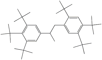 1-(2,4,5-Tri-tert-butylphenyl)-2-(3,4,5-tri-tert-butylphenyl)propane 구조식 이미지