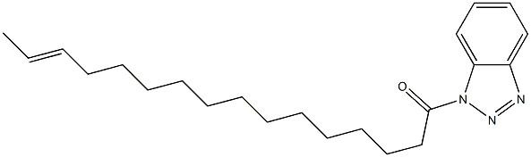 1-(14-Hexadecenoyl)-1H-benzotriazole 구조식 이미지