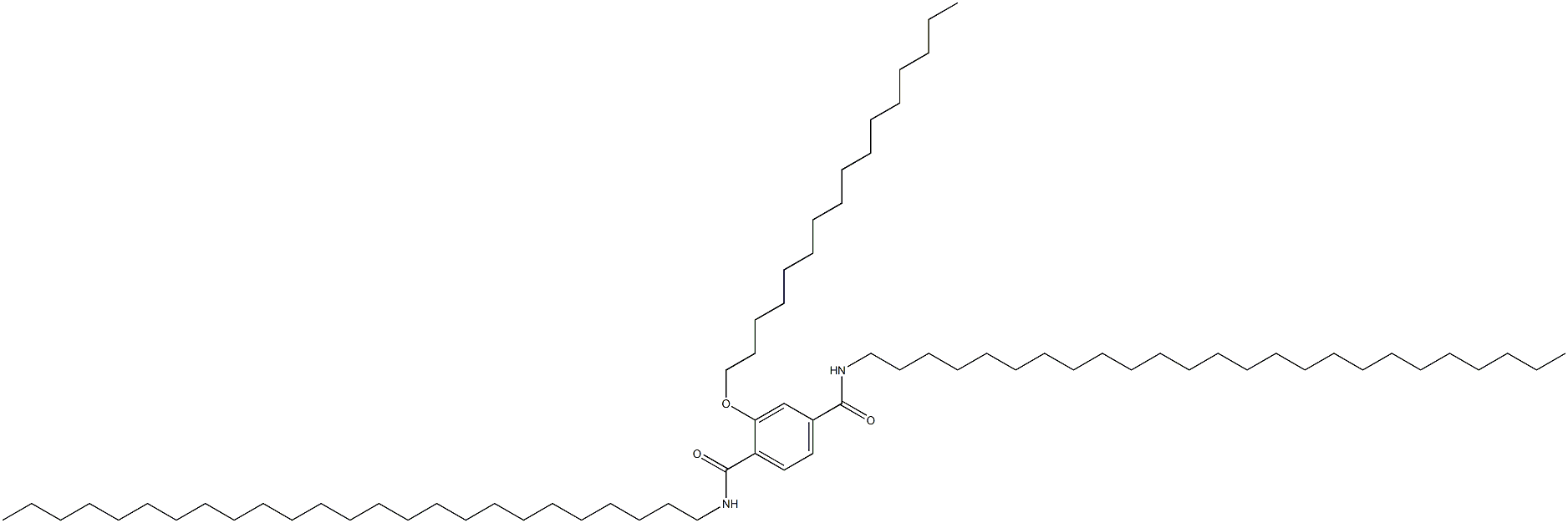 2-(Hexadecyloxy)-N,N'-dipentacosylterephthalamide 구조식 이미지