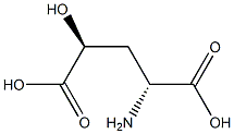 (2R,4S)-2-Amino-4-hydroxypentanedioic acid Structure