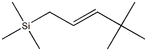 1-(Trimethylsilyl)-4,4-dimethyl-2-pentene Structure