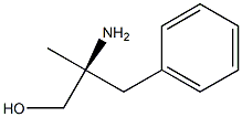 [S,(-)]-2-Amino-2-methyl-3-phenyl-1-propanol Structure