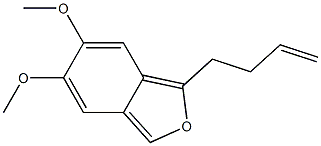 1-(3-Butenyl)-5,6-dimethoxyisobenzofuran Structure