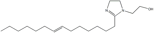 2-(7-Tetradecenyl)-2-imidazoline-1-ethanol Structure