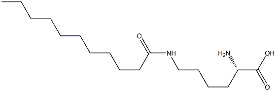 N6-Undecanoyllysine 구조식 이미지