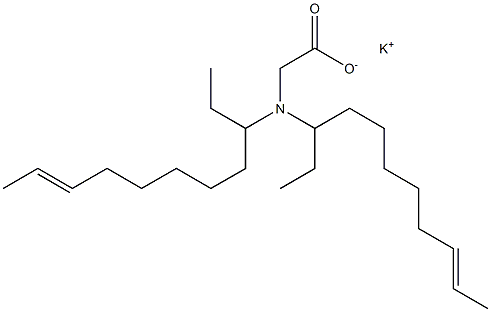 N,N-Di(9-undecen-3-yl)aminoacetic acid potassium salt 구조식 이미지