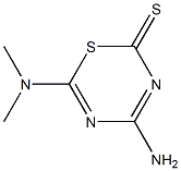 4-Amino-6-(methylmethylamino)-2H-1,3,5-thiadiazine-2-thione 구조식 이미지