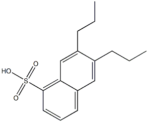 6,7-Dipropyl-1-naphthalenesulfonic acid Structure