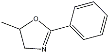 2-Phenyl-5-methyl-2-oxazoline 구조식 이미지