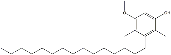 5-Methoxy-2,4-dimethyl-3-pentadecylphenol 구조식 이미지