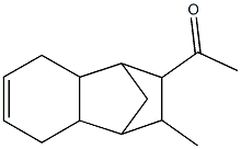 2-Acetyl-3-methyl-1,2,3,4,4a,5,8,8a-octahydro-1,4-methanonaphthalene Structure