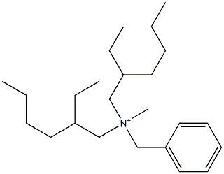 N,N-Bis(2-ethylhexyl)-N-methylbenzenemethanaminium 구조식 이미지