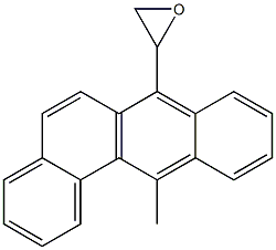 7-(Epoxyethyl)-12-methylbenz[a]anthracene 구조식 이미지