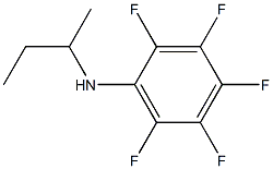 N-(1-Methylpropyl)-2,3,4,5,6-pentafluoroaniline 구조식 이미지