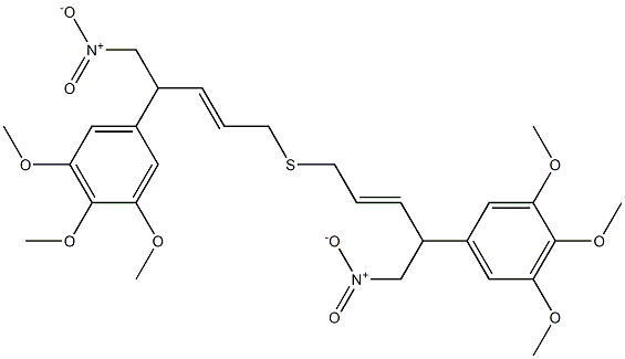 [1-(3,4,5-Trimethoxyphenyl)-2-nitroethyl]2-propenyl sulfide Structure
