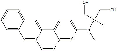 2-[(Benz[a]anthracen-3-yl)methylamino]-2-methyl-1,3-propanediol Structure