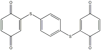 2,2'-(1,4-Phenylenedithio)bis(1,4-benzoquinone) Structure