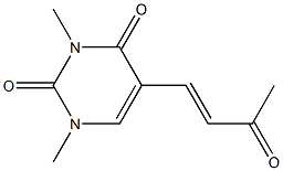 5-(3-Oxo-1-butenyl)-1,3-dimethylpyrimidine-2,4(1H,3H)-dione Structure