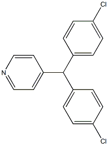 4-[Bis(4-chlorophenyl)methyl]pyridine Structure