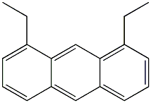 1,8-Diethylanthracene 구조식 이미지