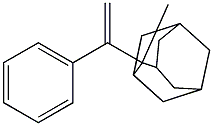 2-Methyl-2-(1-phenylethenyl)adamantane 구조식 이미지