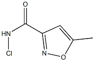 N-Chloro-5-methyl-3-isoxazolecarboxamide 구조식 이미지