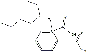 (-)-Phthalic acid hydrogen 1-[(S)-2-ethylhexyl] ester 구조식 이미지