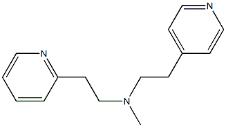 2,4'-[Methyliminobis(2,1-ethanediyl)]bis(pyridine) Structure