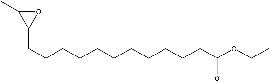 13,14-Epoxypentadecanoic acid ethyl ester 구조식 이미지