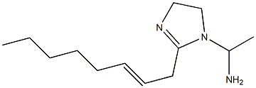 1-(1-Aminoethyl)-2-(2-octenyl)-2-imidazoline Structure