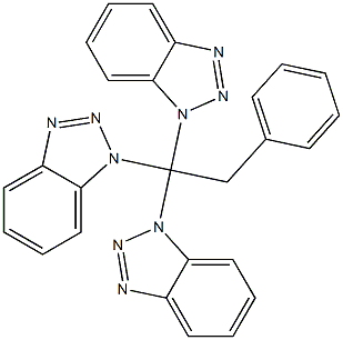 1-Phenyl-2,2,2-tris(1H-benzotriazol-1-yl)ethane 구조식 이미지