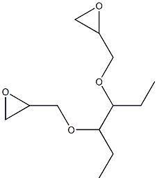 2,2'-[3,4-Hexanediylbis(oxymethylene)]bis(oxirane) 구조식 이미지