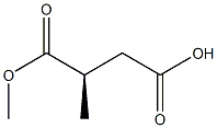 (R)-2-Methylbutanedioic acid 1-methyl ester 구조식 이미지