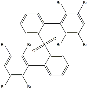 2,3,5,6-Tetrabromophenylphenyl sulfone Structure