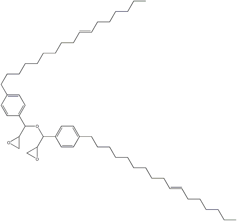 4-(10-Heptadecenyl)phenylglycidyl ether 구조식 이미지