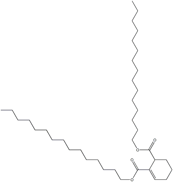 1-Cyclohexene-2,3-dicarboxylic acid dipentadecyl ester 구조식 이미지