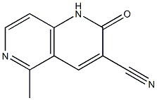 3-Cyano-5-methyl-1,6-naphthyridin-2(1H)-one Structure