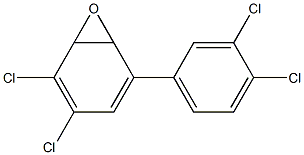 2-(3,4-Dichlorophenyl)-4,5-dichloro-7-oxabicyclo[4.1.0]hepta-2,4-diene 구조식 이미지