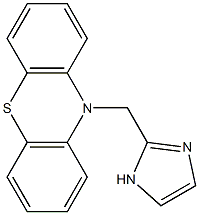 10-(1H-Imidazol-2-ylmethyl)-10H-phenothiazine 구조식 이미지