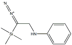 N-[2-Diazo-2-(trimethylsilyl)ethyl]benzenamine 구조식 이미지