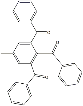 1,2,3-Tribenzoyl-5-methylbenzene 구조식 이미지